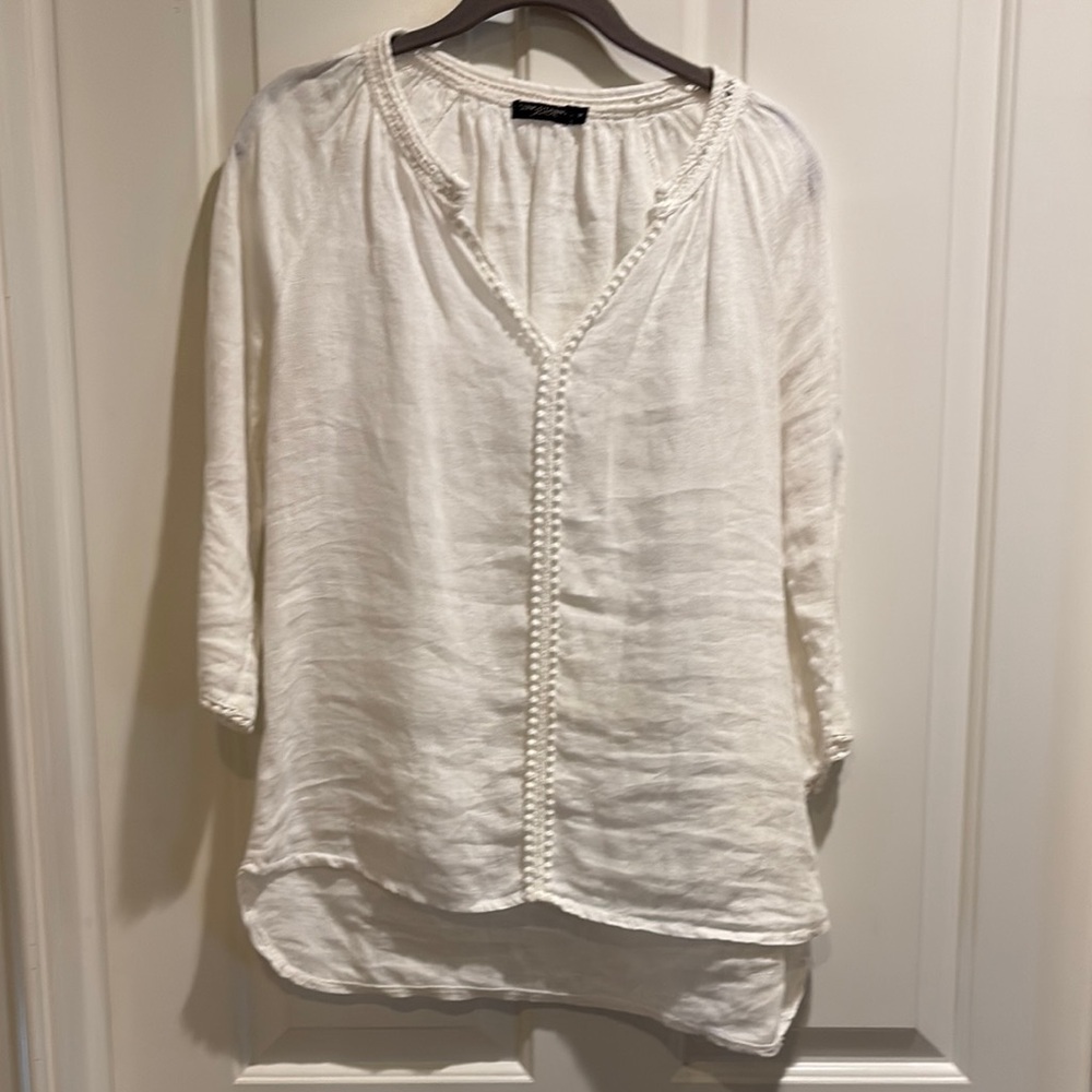 Elegant White Women's Top